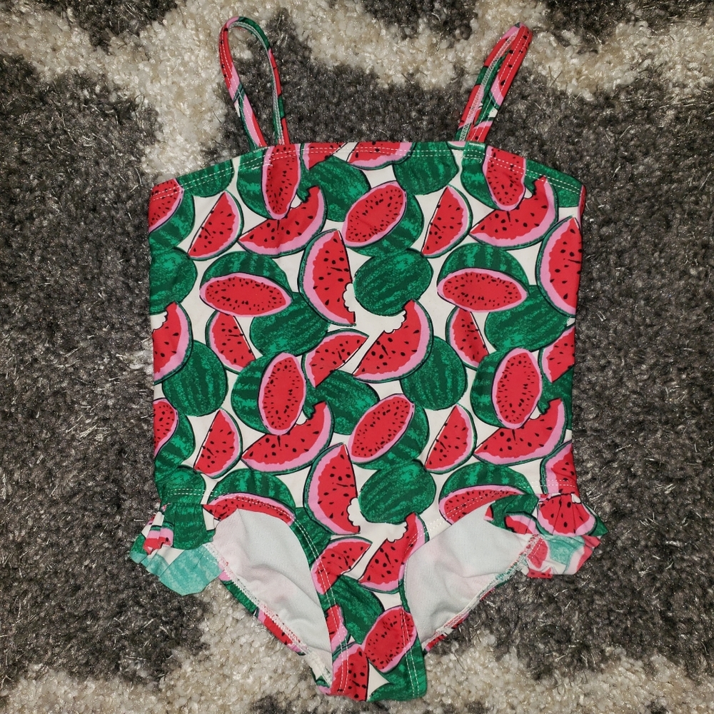 Swimming suit toddler girl, one piece, 4T